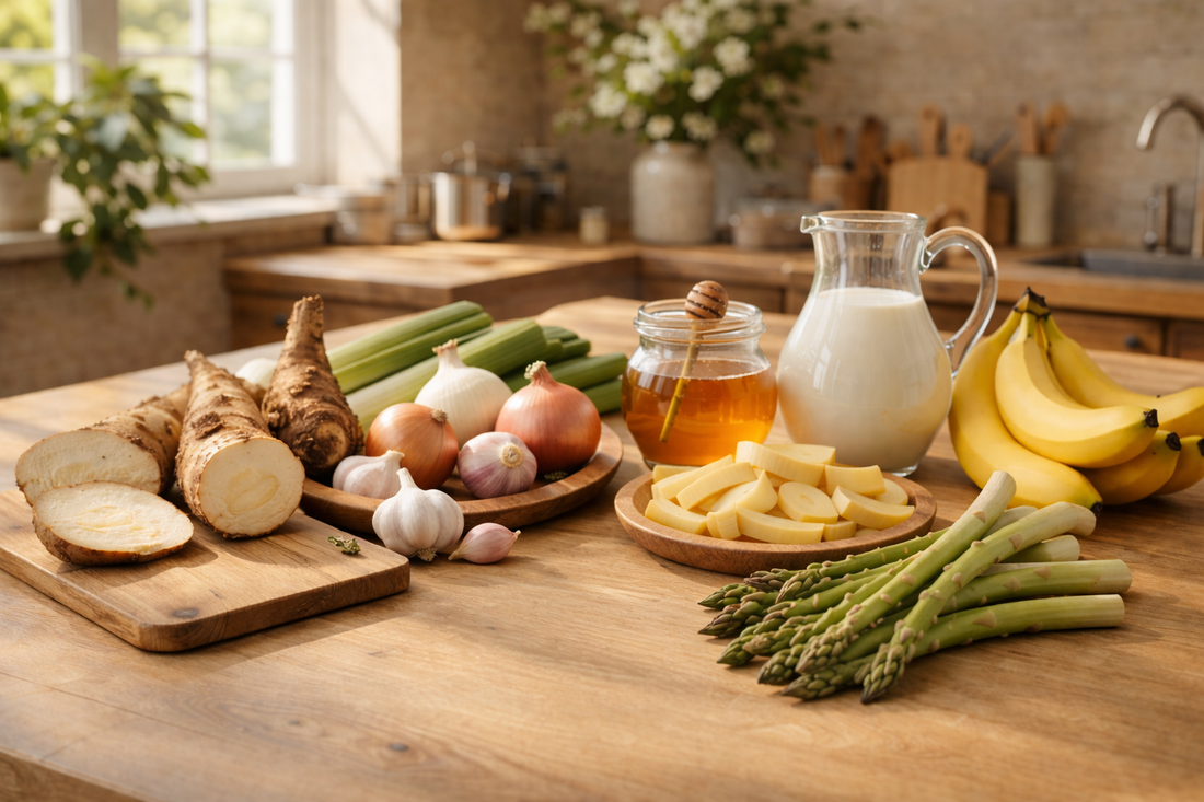 Prebiotic Fibres – What Are They? A Guide to Food For Your Gut Microbiome.